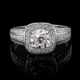 Lupenreiner (F) Brillant-Goldring (LUCENT DIAMONDS)