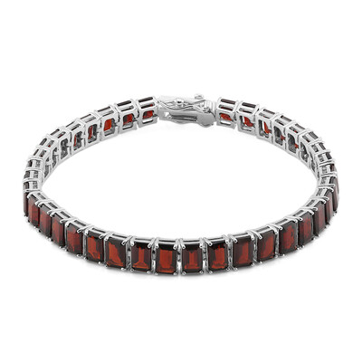 Granat-Silberarmband