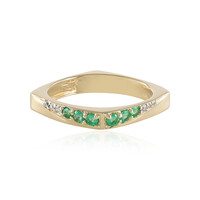 Russischer Smaragd-Goldring (de Melo)