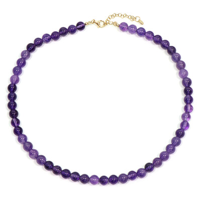 Sambia-Amethyst-Silberhalskette