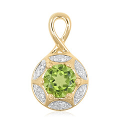 Peridot-Goldanhänger