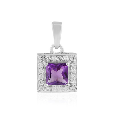 Uruguay-Amethyst-Silberanhänger