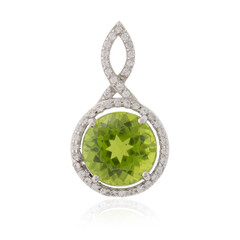 Arizona-Peridot-Silberanhänger