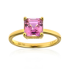 Pinkfarbener Diaspor-Goldring (AMAYANI)