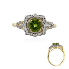 Grüner Turmalin-Goldring (Adela Gold)