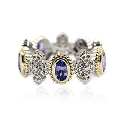 Tansanit-Silberring (Dallas Prince Designs)