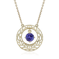 AAA-Tansanit-Goldcollier (Ornaments by de Melo)