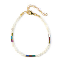 Edelstein-Silberarmband