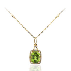 Dashihe-Peridot-Goldhalskette (CIRARI)