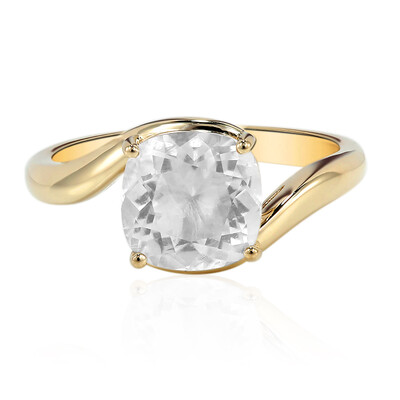 Mexikanischer Hyalith-Opal-Goldring