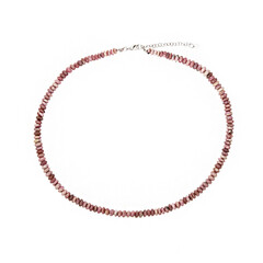 Rhodochrosit-Silberhalskette