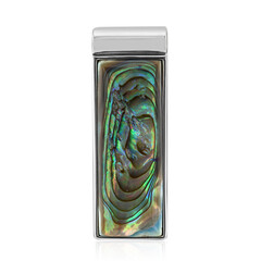 Abalone-Muschel-Silberanhänger