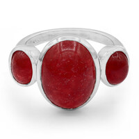 Jade-Silberring