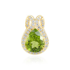 Arizona-Peridot-Silberanhänger