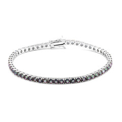 Mystik-Quarz-Silberarmband