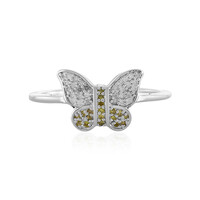 Diamant-Silberring