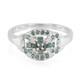 Fancy-Diamant-Silberring