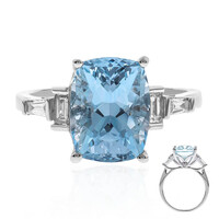 AAA-Brasilianischer Aquamarin-Goldring (CIRARI)