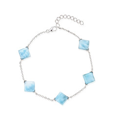 Larimar-Silberarmband