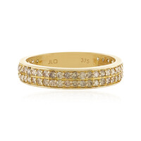 I1 Schokoladen-Brillant-Goldring