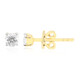 SI1 (G) Brillant-Goldohrringe (Annette)