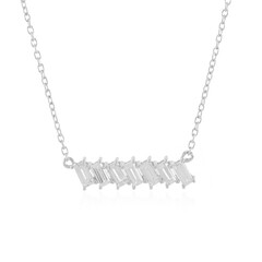 Zirkon-Silbercollier