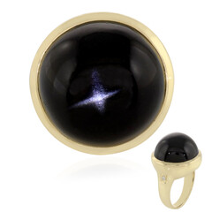 Indischer Stern-Diopsid-Goldring