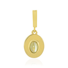 Chrysoberyll-Katzenauge-Silberanhänger