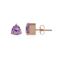 Lavendel-Amethyst-Silberohrringe