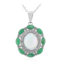 Welo-Opal-Silberhalskette