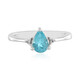 Blauer Apatit-Silberring