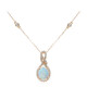 AAA-Welo-Opal-Goldhalskette (CIRARI)