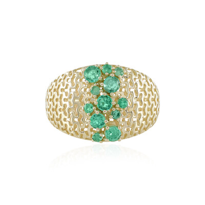 Kolumbianischer Smaragd-Goldring (Ornaments by de Melo)