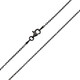925er Silber-Ankerkette - 2,11 g - 45 cm - rutheniert