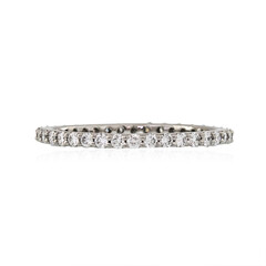 Lupenreiner (F) Brillant-Platinring (LUCENT DIAMONDS)