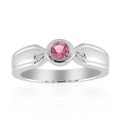 Brasilianischer Pinkfarbener Turmalin-Silberring (Pallanova)