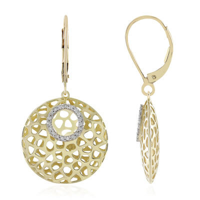 I2 (I) Diamant-Goldohrringe (Ornaments by de Melo)