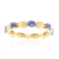 AAA-Tansanit-Goldring (de Melo)