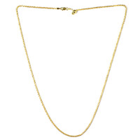 Silber-Margaritakette - 6,78 g - 61 cm - vergoldet