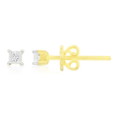 SI1 (G) Diamant-Goldohrringe