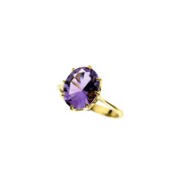 Amethyst-Goldring