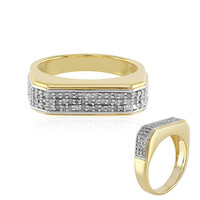 I3 (J) Diamant-Silberring