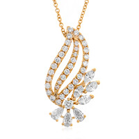 Lupenreiner (F) Brillant-Goldhalskette (LUCENT DIAMONDS)