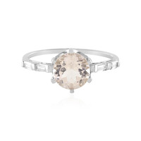 AAA-Madagaskar-Morganit-Platinring