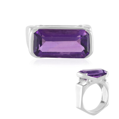 Sibirischer Amethyst-Silberring (de Melo)