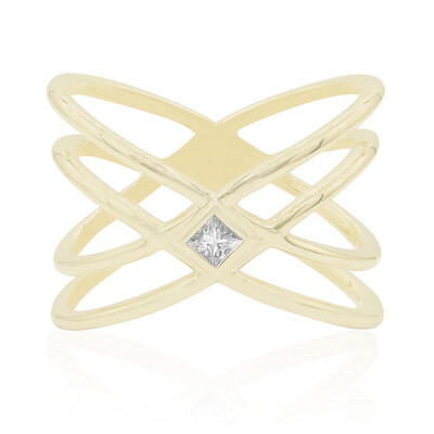 SI1 (G) Diamant-Goldring (Annette)