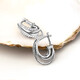 Lupenreiner (F) Brillant-Platinohrringe (LUCENT DIAMONDS)