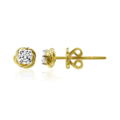 SI1 (G) Brillant-Goldohrringe (Annette)