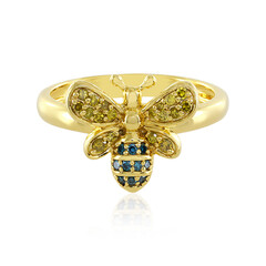 PK Diamant-Silberring