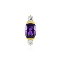 Sibirischer Amethyst-Silberanhänger